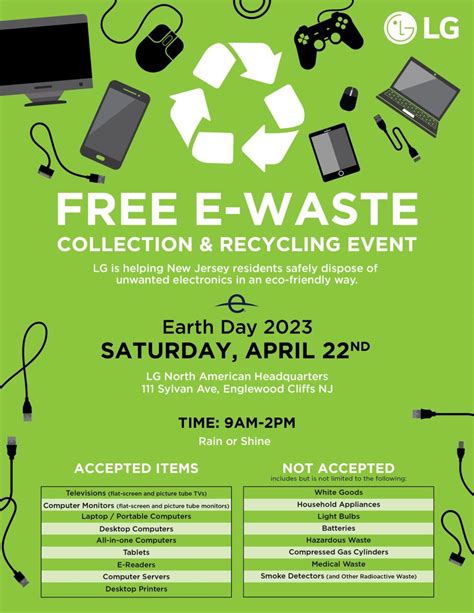 e waste recycling event.